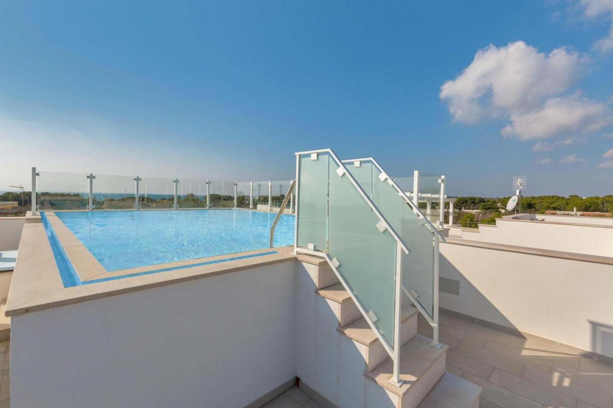 Piscina Panoramica Vista Mare - Wifi - Ac Int 9 Appartement Santa Maria al Bagno Buitenkant foto